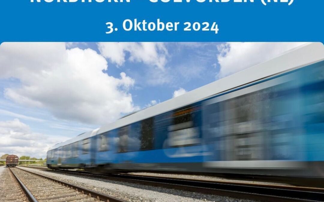 Met de trein van Stadt Nordhorn naar Coevorden.